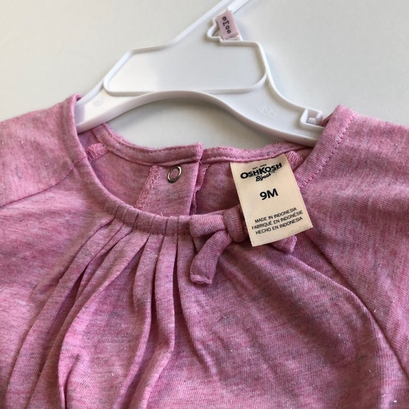 pink sparkle onesie & embroidery jean bundle - Picture 6 of 6